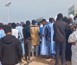 صورة من تزاحم المتسابقين في المسابقة السابقة